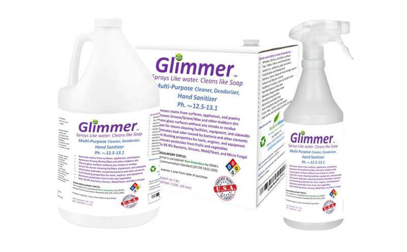 Buy Glimmer natural disinfectant spray and hand sanitizer for home and office cleaning